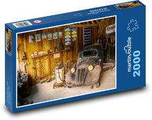 Veteran in the workshop, car service Puzzle 2000 pieces - 90 x 60 cm