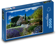 Lavender house in Provence Puzzle 2000 pieces - 90 x 60 cm