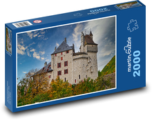 Hrad, podzim Puzzle 2000 dílků - 90 x 60 cm