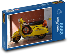 Skútr - Vespa Puzzle 2000 dílků - 90 x 60 cm