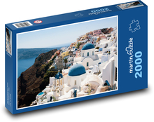Mesto na útesoch, Santorini Puzzle 2000 dielikov - 90 x 60 cm
