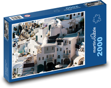 Domky nad mořem - Santorini Puzzle 2000 - 90x60 cm