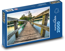 Holzsteg am See Puzzle 2000 Teile - 90 x 60 cm