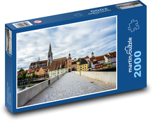 Regensburg - kamenný most do histórie Puzzle 2000 dielikov - 90 x 60 cm