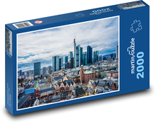 Německo - Frankfurt Nad Mohanem Puzzle 2000 dílků - 90 x 60 cm