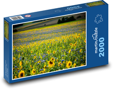 Field of sunflowers Puzzle 2000 pieces - 90 x 60 cm