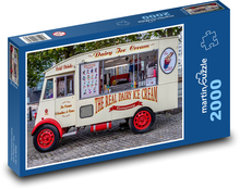 Liverpool - zmrzlinársku voz Puzzle 2000 dielikov - 90 x 60 cm
