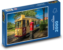 Historická tramvaj Puzzle 2000 dílků - 90 x 60 cm