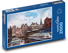 Město na vodě, Holandsko - Amsterdam Puzzle 2000 - 90x60 cm
