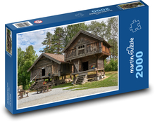 Log cabins in the forest Puzzle 2000 pieces - 90 x 60 cm