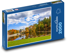 Jeseň, jazero Puzzle 2000 dielikov - 90 x 60 cm