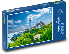 Portland Head Light, US-Küste Puzzle 2000 Teile - 90 x 60 cm
