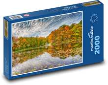 Herbst, See, Natur, Park Puzzle 2000 Teile - 90 x 60 cm