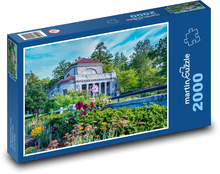 Architektura, zahrada Puzzle 2000 - 90x60 cm