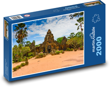 Kambodža - Ta Prohm Puzzle 2000 dílků - 90 x 60 cm