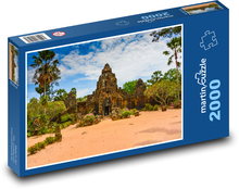 Kambodża - Ta Prohm Puzzle 2000 elementów - 90x60 cm