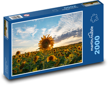 Sunflowers at sunset Puzzle 2000 pieces - 90 x 60 cm