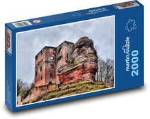 Středověký hrad, Německo Puzzle 2000 dílků - 90 x 60 cm