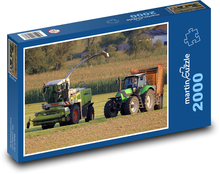 Maszyny rolnicze w czasie żniw Puzzle 2000 elementów - 90x60 cm