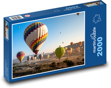 teplovzdušné balóny Puzzle 2000 dielikov - 90 x 60 cm