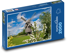 Starý veterný mlyn Puzzle 2000 dielikov - 90 x 60 cm