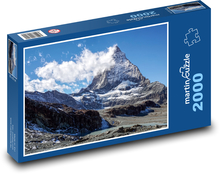 Švajčiarsko - Matterhorn Puzzle 2000 dielikov - 90 x 60 cm