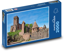 Středověký hrad Puzzle 2000 dílků - 90 x 60 cm