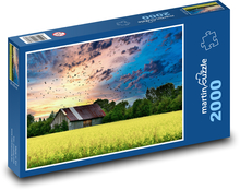 Feld, Vögel Puzzle 2000 Teile - 90 x 60 cm
