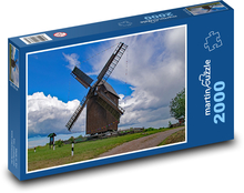 Větrný mlýn Puzzle 2000 dílků - 90 x 60 cm