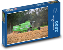 Kombajn zbożowy, żniwa Puzzle 2000 elementów - 90x60 cm