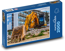 Excavator - loader Puzzle 2000 pieces - 90 x 60 cm