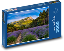 Provence - levanduľa Puzzle 2000 dielikov - 90 x 60 cm