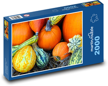 Gemüse, Kürbisse Puzzle 2000 Teile - 90 x 60 cm