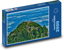 Góra w lesie Puzzle 2000 elementów - 90x60 cm