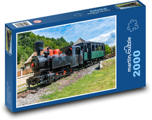 Parný vlak Puzzle 2000 dielikov - 90 x 60 cm