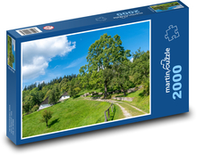 Venkovské domy Puzzle 2000 dílků - 90 x 60 cm