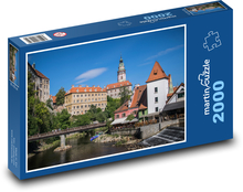 Zamek Czeski Krumlov Puzzle 2000 elementów - 90x60 cm