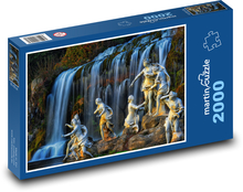 Itálie - vodopád Caserta Puzzle 2000 - 90x60 cm
