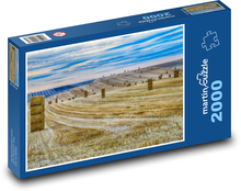 Sklizené pole Puzzle 2000 dílků - 90 x 60 cm
