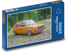 Orangefarbenes Ret Puzzle 2000 Teile - 90 x 60 cm