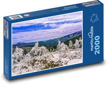 Sníh na horách Puzzle 2000 dílků - 90 x 60 cm