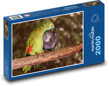 Zamilované papagáje Puzzle 2000 dielikov - 90 x 60 cm
