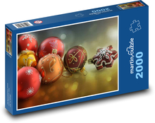 Weihnachtskugeln Puzzle 2000 Teile - 90 x 60 cm