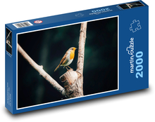 Červenka - pták, zvíře Puzzle 2000 dílků - 90 x 60 cm