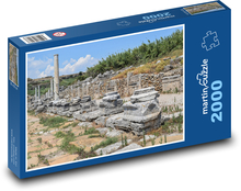 Ruiny - budynek, miasto Puzzle 2000 elementów - 90x60 cm