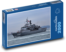 Vojenská vojnová loď Puzzle 2000 dielikov - 90 x 60 cm