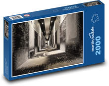 Architecture - building, corridor Puzzle 2000 pieces - 90 x 60 cm