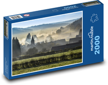 Mgła - jesień, natura Puzzle 2000 elementów - 90x60 cm