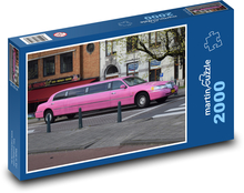 Rosa Limousine Puzzle 2000 Teile - 90 x 60 cm