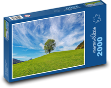Tree - sky, clouds Puzzle 2000 pieces - 90 x 60 cm